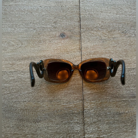 Prada Brown Swirl Baroque Sunglasses - Picture 4 of 5